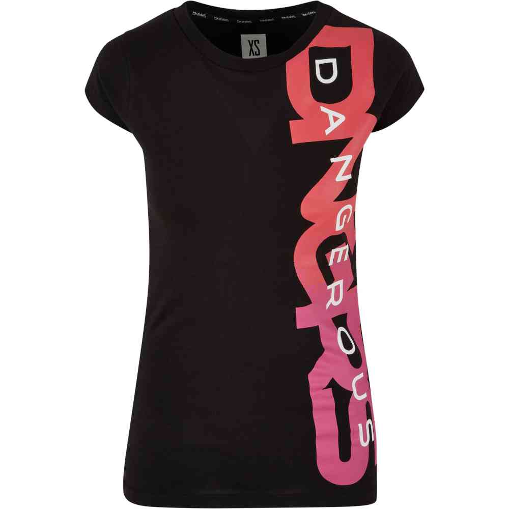 Dangerous DNGRS - Hyena Damen T-Shirt - Schwarz/Rosa